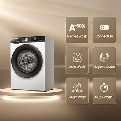 Washer Dryer 9Kg 6Kg 1400Rpm Steam Quick Wash Wifi White