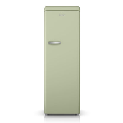 Tall Larder Fridge 337L 5 Shelves Frost Free Green
