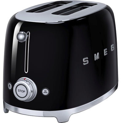 2 Slice Toaster 6 Browning Levels Extra-Wide Slots Black