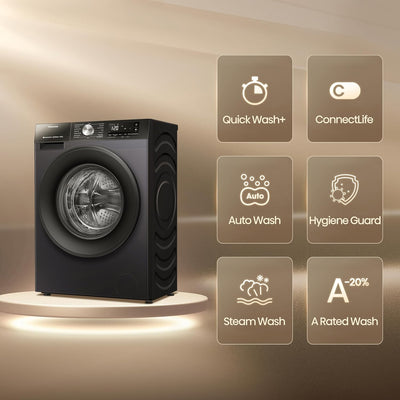 Freestanding Washer Dryer 8Kg Wash 5Kg Dry 1400Rpm Black