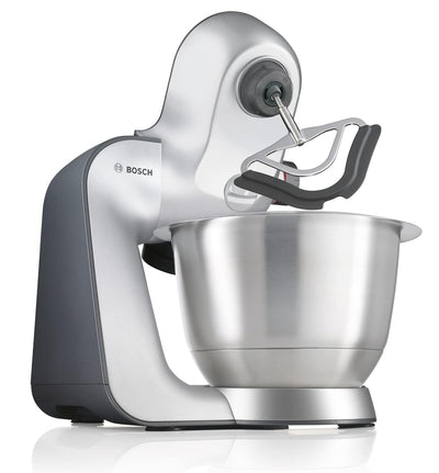 Stand Mixer 7 In 1 1000W 3.9L Bowl 7 Speeds White Silver
