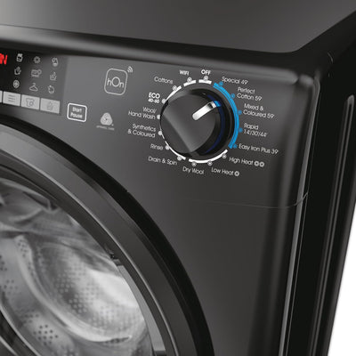 Freestanding Washer Dryer 8kg 5kg 1400RPM LED Display Black