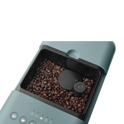 Bean To Cup Coffee Machine 1.4L Integrated Grinder Matte Emerald Green