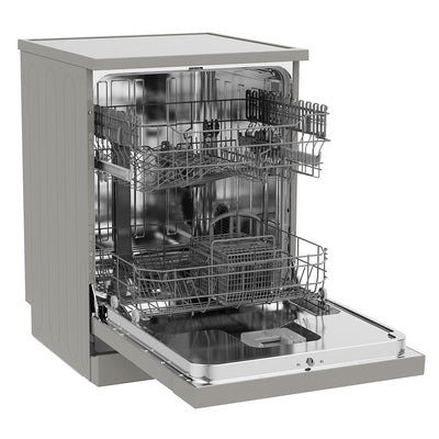 Freestanding Dishwasher 13 Place Settings 6 Programs 47dB Silver