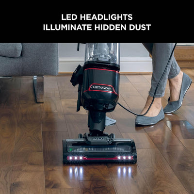 Corded Upright Vacuum Cleaner 1.1L Lift-Away Technology Red/Black